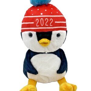 Hallmark Penguin Plush 2022 Stuffed Animal 11" Christmas Winter Toy Holiday